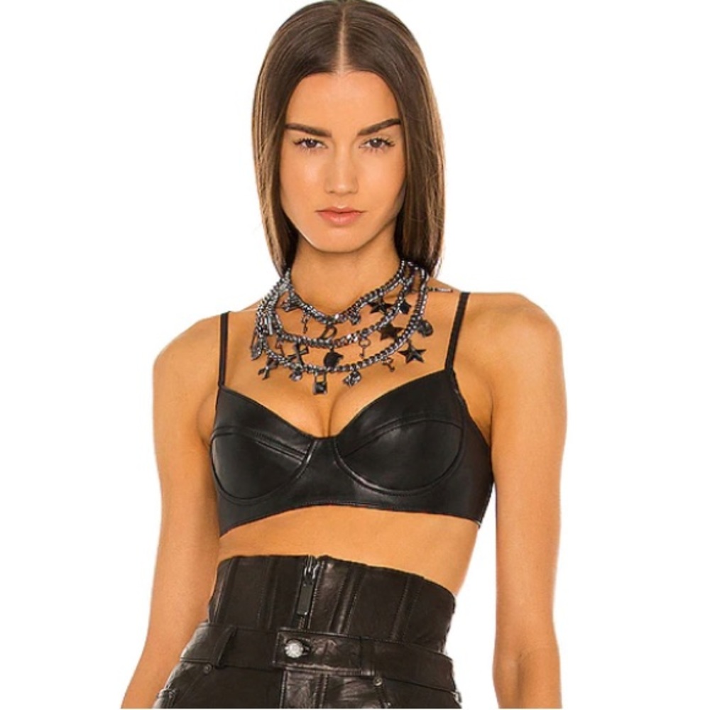 DUNDAS x REVOLVE | Lou Leather Bralette